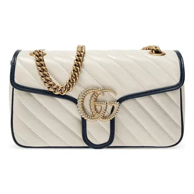 GUCCI (WMNS) Gucci Marmont Series Bag Pack Small White