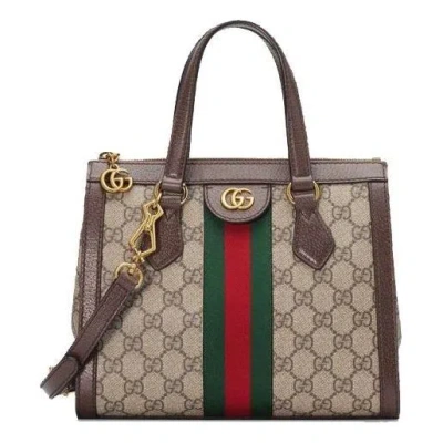 GUCCI (WMNS) Gucci Ophidia GG Small Tote Bag 'Beige'