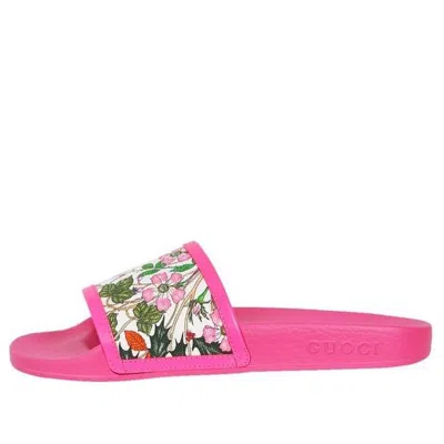 GUCCI (WMNS) Gucci Pursuit Pool Slide 'Pink Floral'
