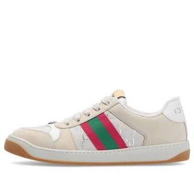 GUCCI (WMNS) Gucci Screener 'White GG Lam'