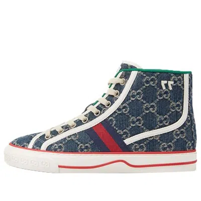 GUCCI (WMNS) Gucci Tennis 1977 High 'Denim'