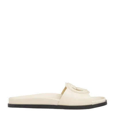 GUCCI GUCCI INTERLOCKING G CUT OUT SANDALS