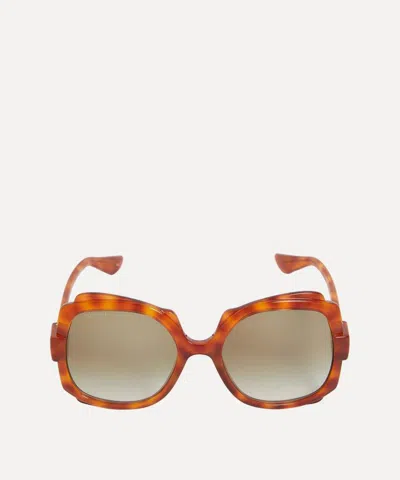 GUCCI GUCCI WOMEN'S OVERSIZED BUTTERFLY SUNGLASSES