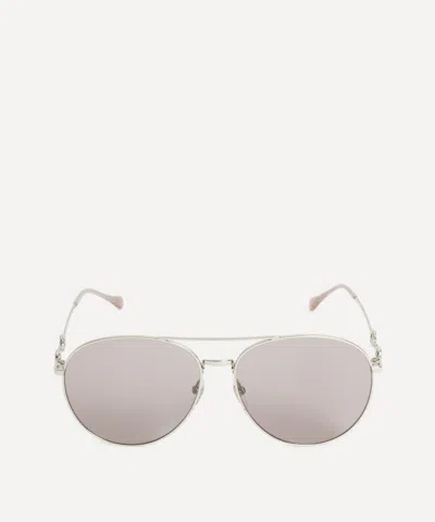 GUCCI GUCCI WOMEN'S ROUND AVIATOR SUNGLASSES