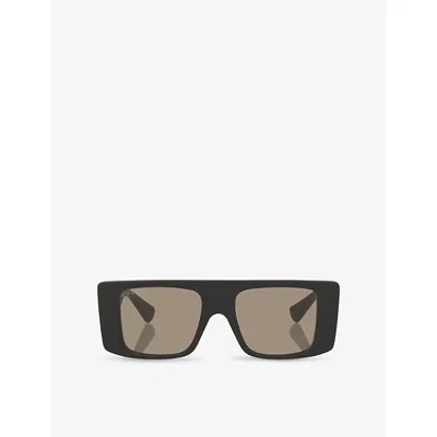 GUCCI WOMENS BLACK GG1888S SQUARE-FRAME ACETATE SUNGLASSES