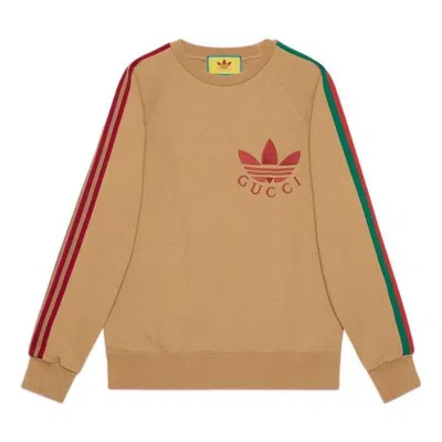 GUCCI Gucci x adidas Cotton Sersey Sweatshirt 'Camel'