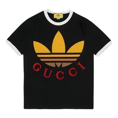GUCCI Gucci x adidas Cotton T-Shirt 'Black'