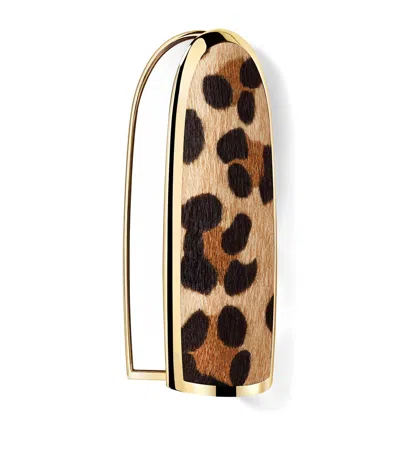 GUERLAIN LEOPARD PRINT ROUGE G LIPSTICK CASE