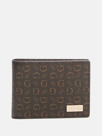 GUESS FACTORY CARTER LOGO BIFOLD WALLET