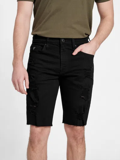 GUESS FACTORY CLARK DESTROYED DENIM SHORTS