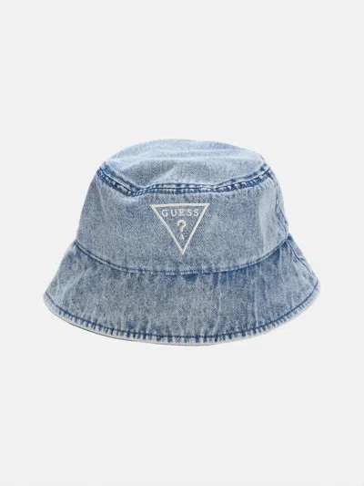 GUESS FACTORY DENIM BUCKET HAT
