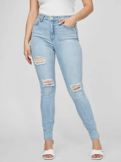 GUESS FACTORY ECO SIMMONE HIGH-RISE SKINNY JEANS