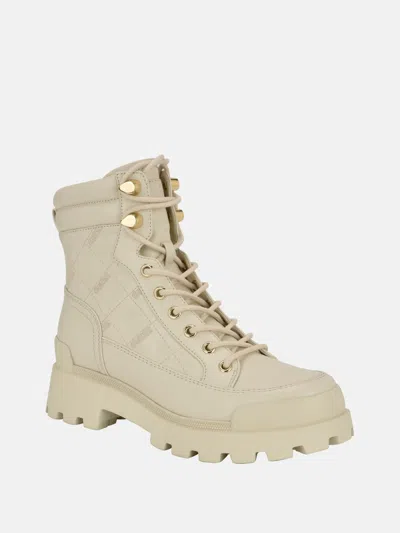 GUESS FACTORY FLIRRA QUILTED HIKER BOOTS