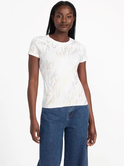 GUESS FACTORY FRANNI CREWNECK TEE