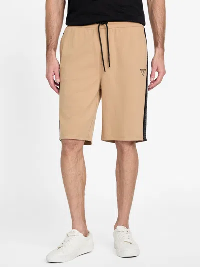 GUESS FACTORY ISMAEL LOGO-TAPE COLOR-BLOCK SHORTS
