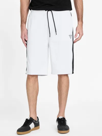 GUESS FACTORY ISMAEL LOGO-TAPE COLOR-BLOCK SHORTS