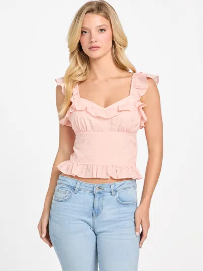 GUESS FACTORY KIARA RUFFLE TOP