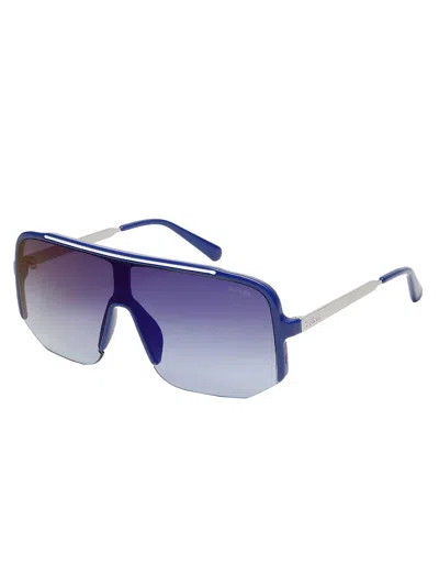 GUESS FACTORY METAL SHIELD SUNGLASSES