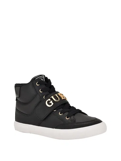 GUESS FACTORY MIZZLY LOGO HIGH-TOP SNEAKERS