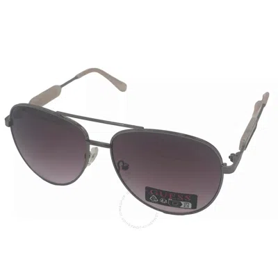 GUESS FACTORY GUESS FACTORY SMOKE GRADIENT PILOT MEN'S SUNGLASSES GO00001 10B 60