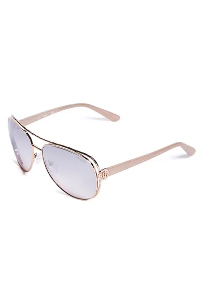 GUESS FACTORY TINTED AVIATOR SUNGLASSES