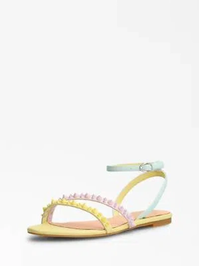 GUESS GUESS FL6TGNELE03 SANDALE SCHMUCKSTÜCK STACHEL SCHUHE LEDER KALK