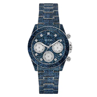 GUESS GUESS LADIES WATCH WRISTWATCH INDIGO GW0750L1 STAINLESS STEEL