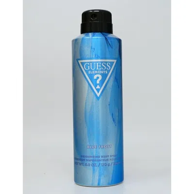 GUESS GUESS MEN'S ELEMENTS BLUE FROST DEODORANT BODY SPRAY 6 OZ FRAGRANCES 085715336675