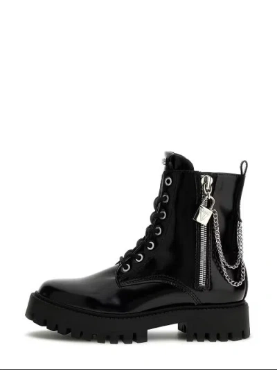 GUESS TRONCHETTO E STIVALETTO DONNA GUESS ♪ ELE10 FLOWER BLACK