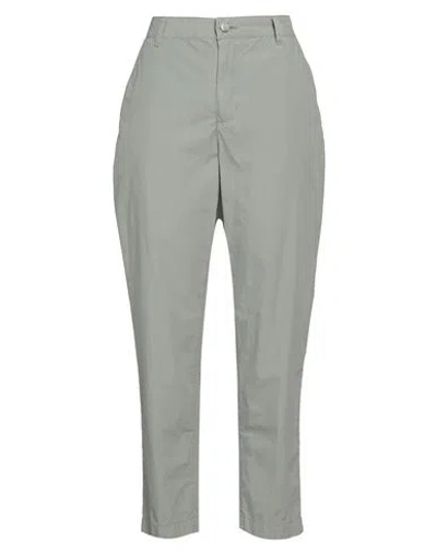 GUESS GUESS WOMAN PANTS SAGE GREEN SIZE XS COTTON