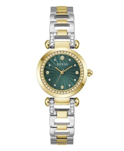 GUESS WOMEN'S ANALOG TWO-TONE STAINLESS-STEEL WATCH, 30MM