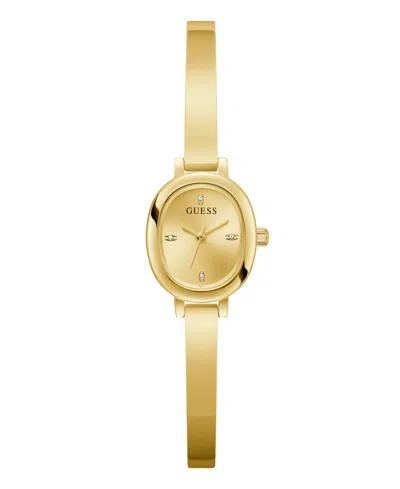 GUESS WOMEN'S GOLD TONE ANALOG WATCH, 21MM