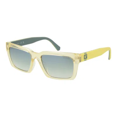 GUESS YELLOW STAINLESS STEEL SUNGLASSES
