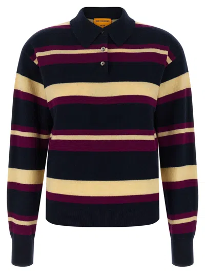 GUEST IN RESIDENCE GUEST IN RESIDENCE 'COLLEGIATE STRIPE' POLO SHIRT