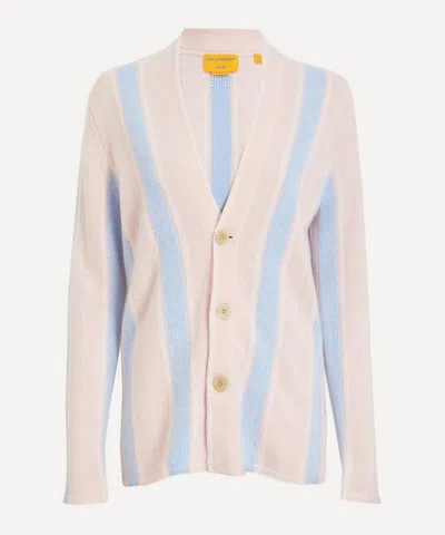 GUEST IN RESIDENCE GUEST IN RESIDENCE WOMEN'S BAJA EVERYWEAR STRIPED CASHMERE CARDIGAN