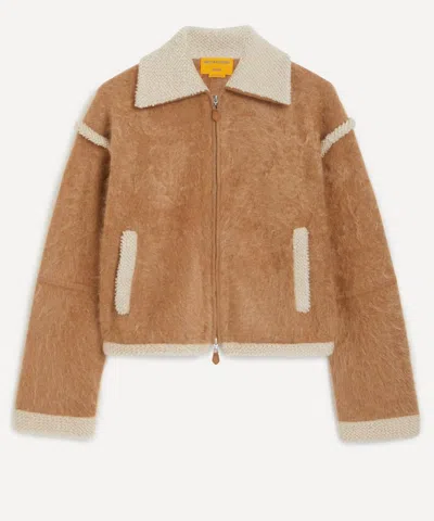 GUEST IN RESIDENCE GUEST IN RESIDENCE WOMEN'S CASHMERE GRIZZLY BOMBER JACKET