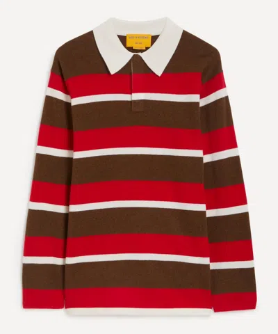 GUEST IN RESIDENCE GUEST IN RESIDENCE WOMEN'S CASHMERE STRIPED RUGBY SHIRT