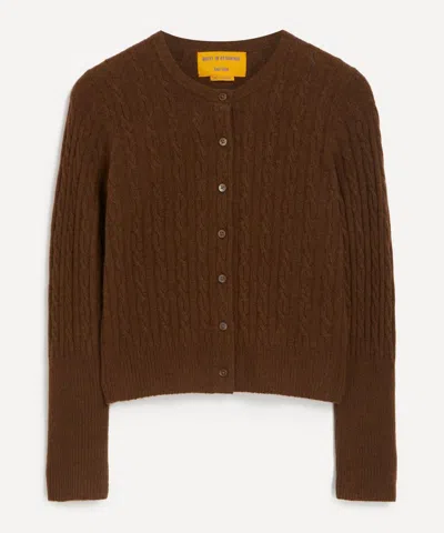 GUEST IN RESIDENCE GUEST IN RESIDENCE WOMEN'S JANE CABLE CASHMERE CARDIGAN