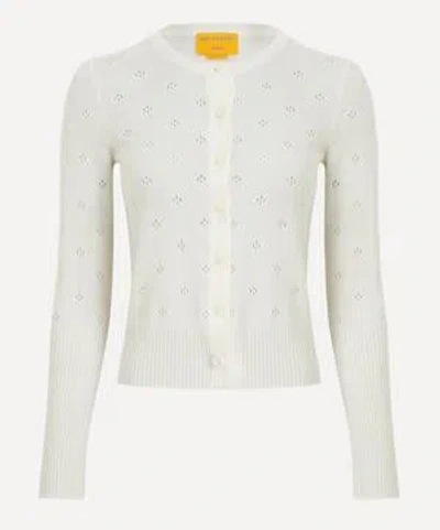 GUEST IN RESIDENCE GUEST IN RESIDENCE WOMEN'S JANE POINTELLE CASHMERE CARDIGAN