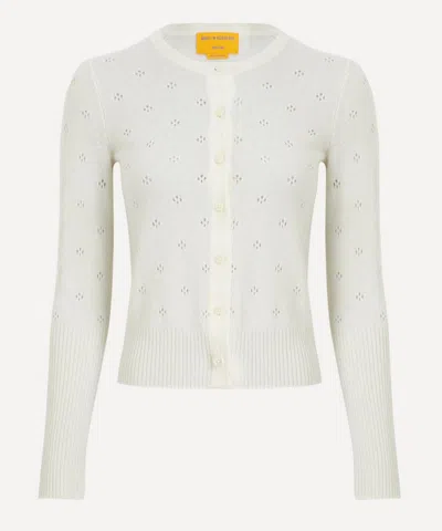 GUEST IN RESIDENCE GUEST IN RESIDENCE WOMEN'S JANE POINTELLE CASHMERE CARDIGAN