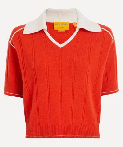 GUEST IN RESIDENCE GUEST IN RESIDENCE WOMEN'S PELE CASHMERE POLO SHIRT