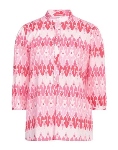 GUGLIELMINOTTI GUGLIELMINOTTI WOMAN TOP PINK SIZE 12 COTTON, ELASTANE