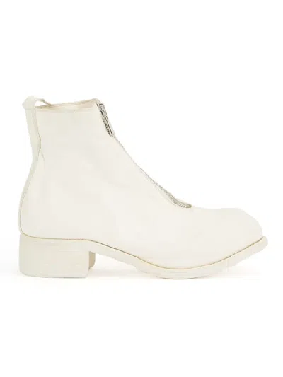 GUIDI FRONT-ZIP ANKLE BOOTS