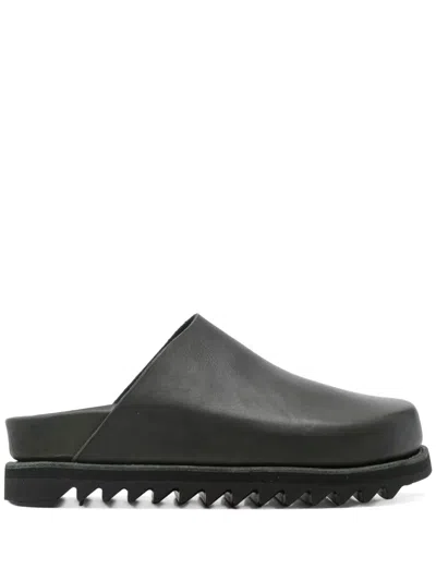 GUIDI LEATHER SLIDES