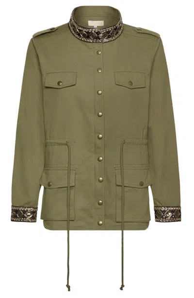 GUINEA WOMEN'S COMBAT JACKET - KHAKI GREEN