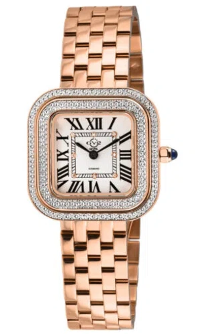 GV2 GV2 BY GEVRIL WOMEN'S 12131B BELLAGIO SWISS MVMNT DIAMOND IPRG STEEL WATCH