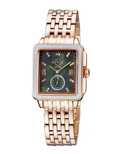 GV2 GV2 WOMEN'S BARI TORTOISE DIAMOND WATCH