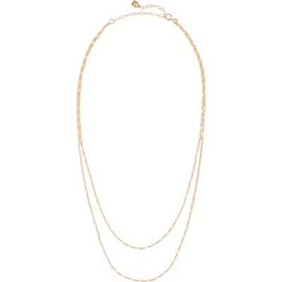 GWEN BELOTI GWEN BELOTI TWO TIER GOLD NECKLACE