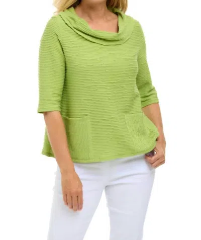 HABITAT RIPPLE EFFECT HUDSON POCKET TOP IN LEAF