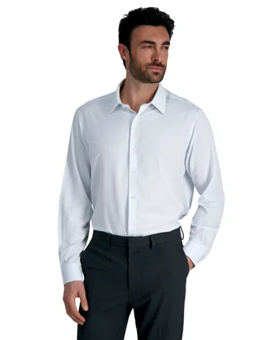 HAGGAR MEN'S CLASSIC-FIT SMART WASH DRESS SHIRT